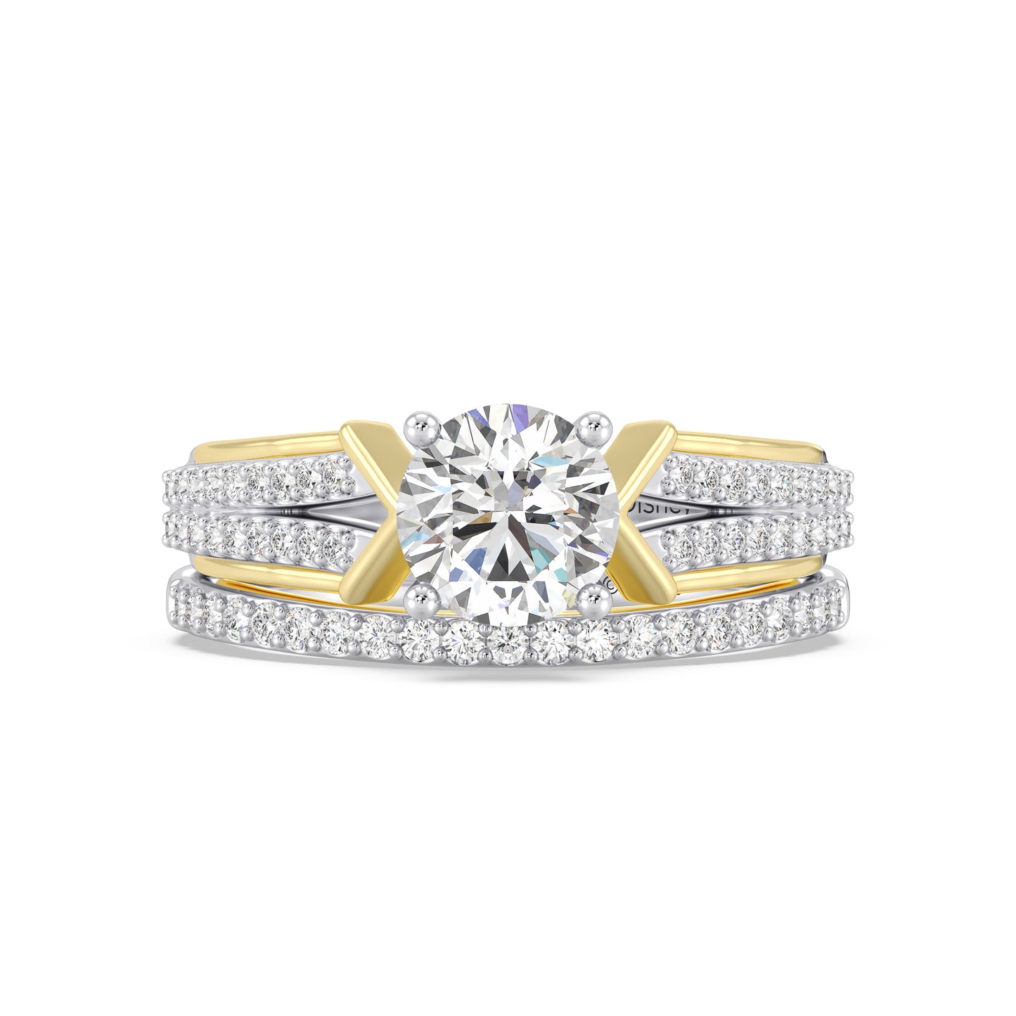 Enchanted Disney Fine Jewelry Aurora Wedding Band
