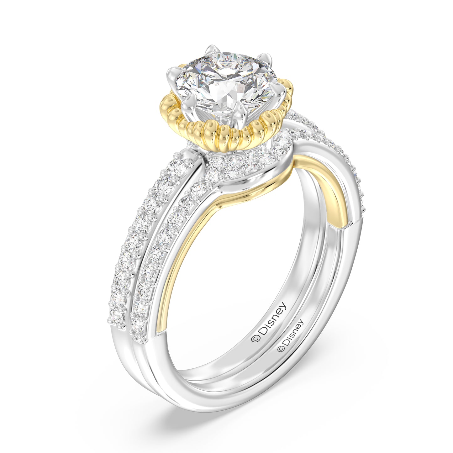 Enchanted Disney Fine Jewelry Ariel Wedding Band
