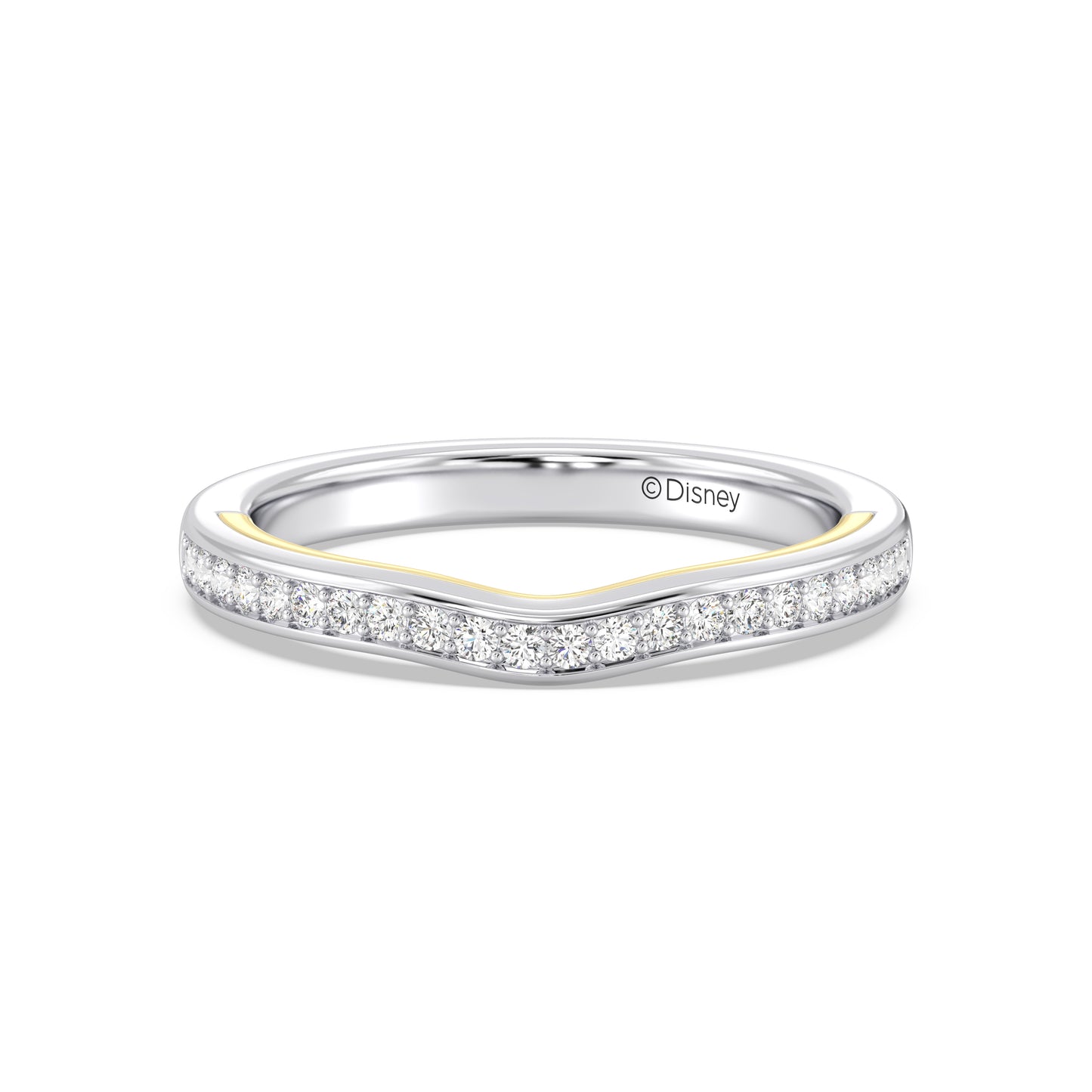 Enchanted Disney Fine Jewelry Aurora Wedding Band