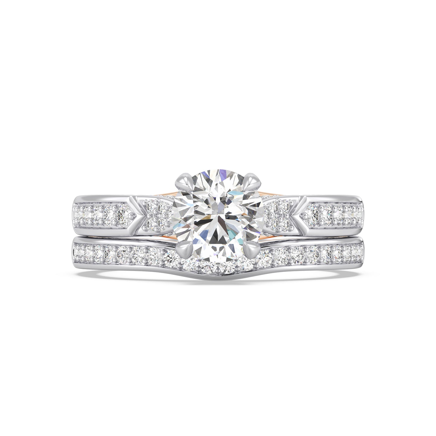 Enchanted Disney Fine Jewelry Aurora Wedding Band