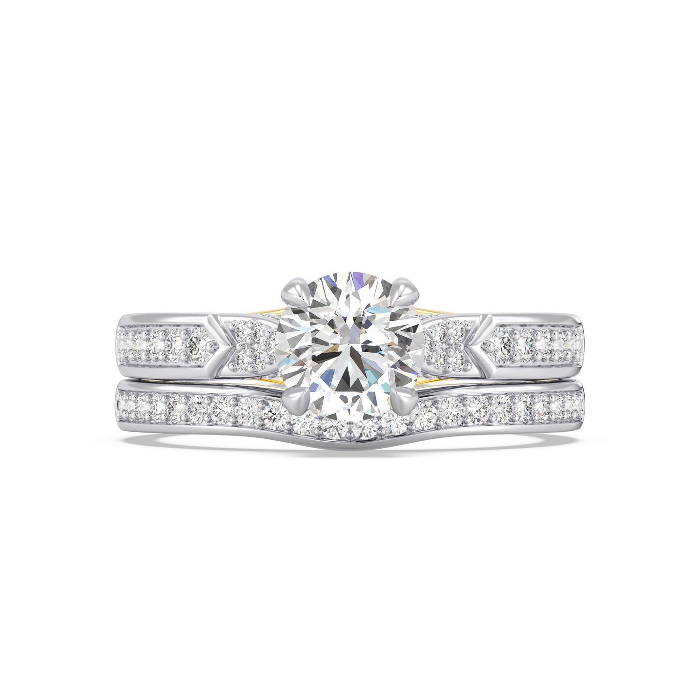 Enchanted Disney Fine Jewelry Aurora Wedding Band