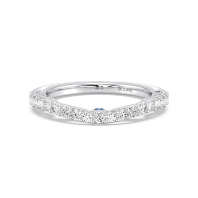 Enchanted Star 14K Gold With 3/8 CTTW Lab Grown Diamonds, Disney's Cinderella Wedding Band