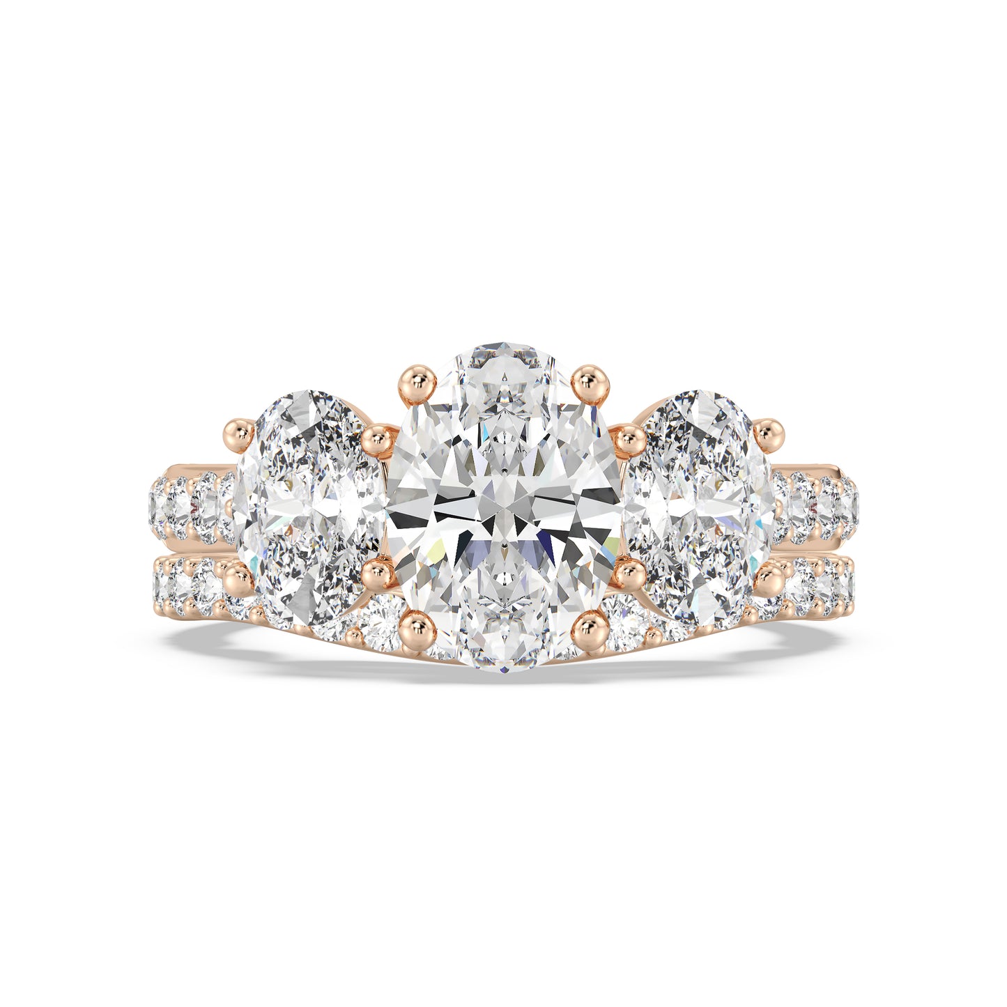 Enchanted Star 14K Gold With 3/8 CTTW Lab Grown Diamonds, Disney's Cinderella Wedding Band