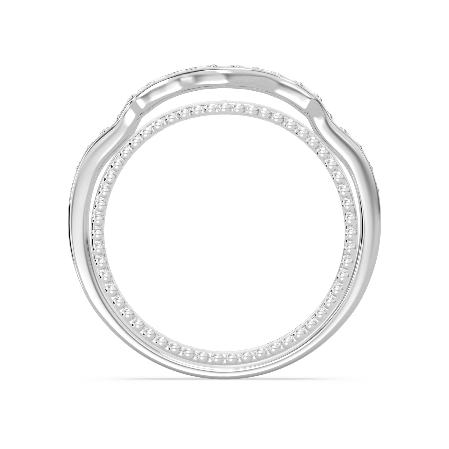 Enchanted Disney Fine Jewelry Cinderella Wedding Band