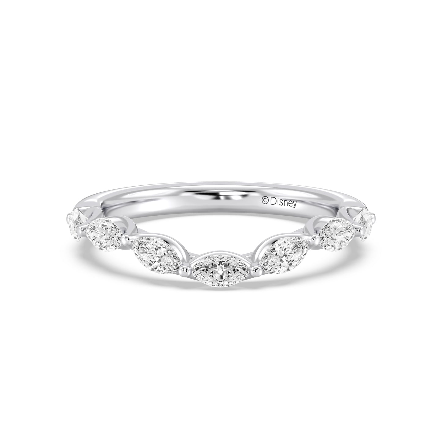 Enchanted Disney Fine Jewelry Belle Wedding Band