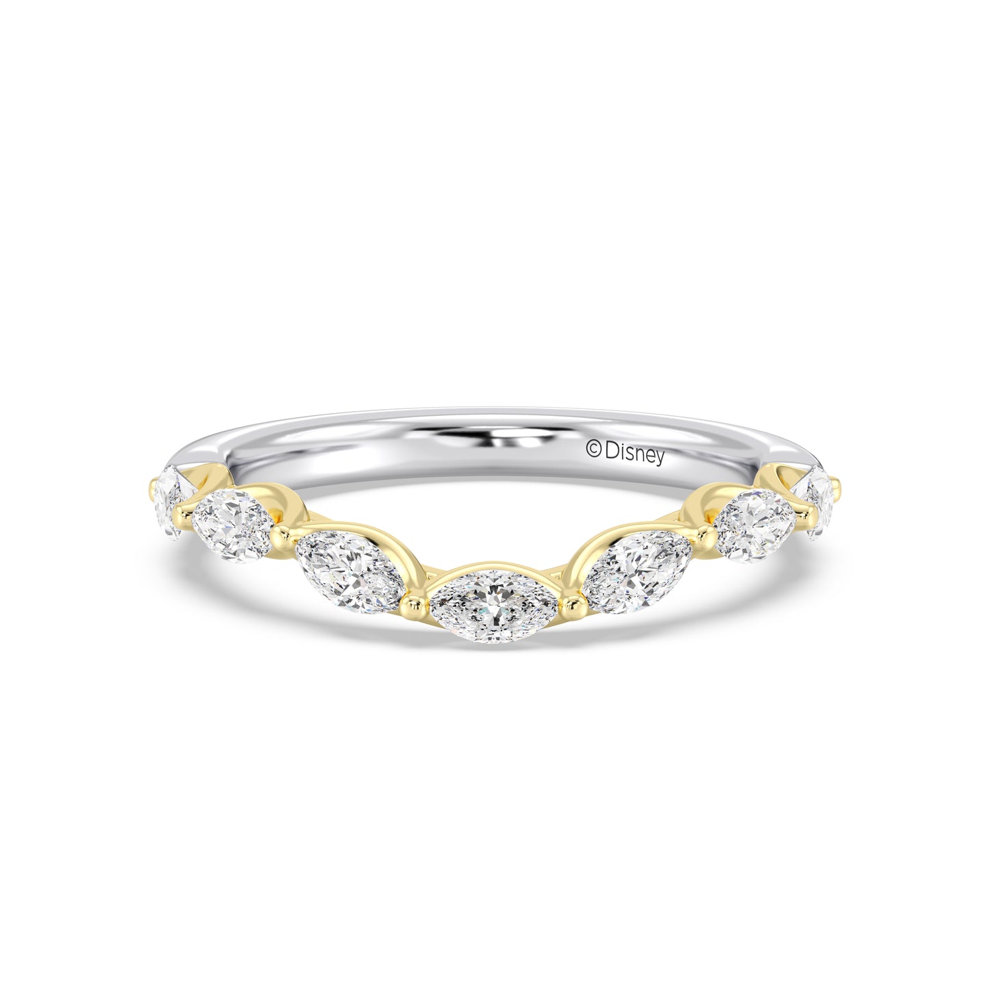 Enchanted Disney Fine Jewelry Belle Wedding Band
