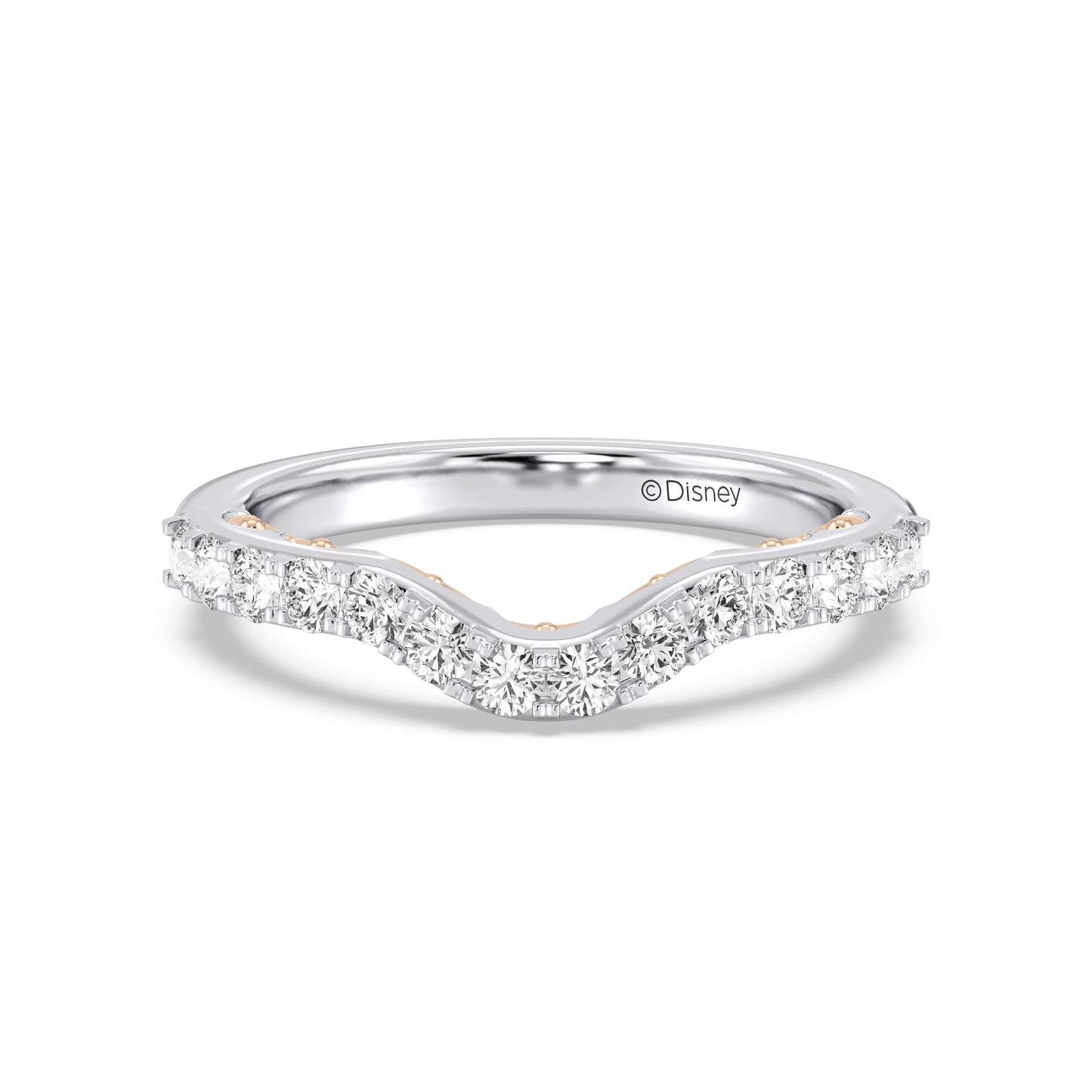 Enchanted Disney Fine Jewelry Ariel Wedding Band