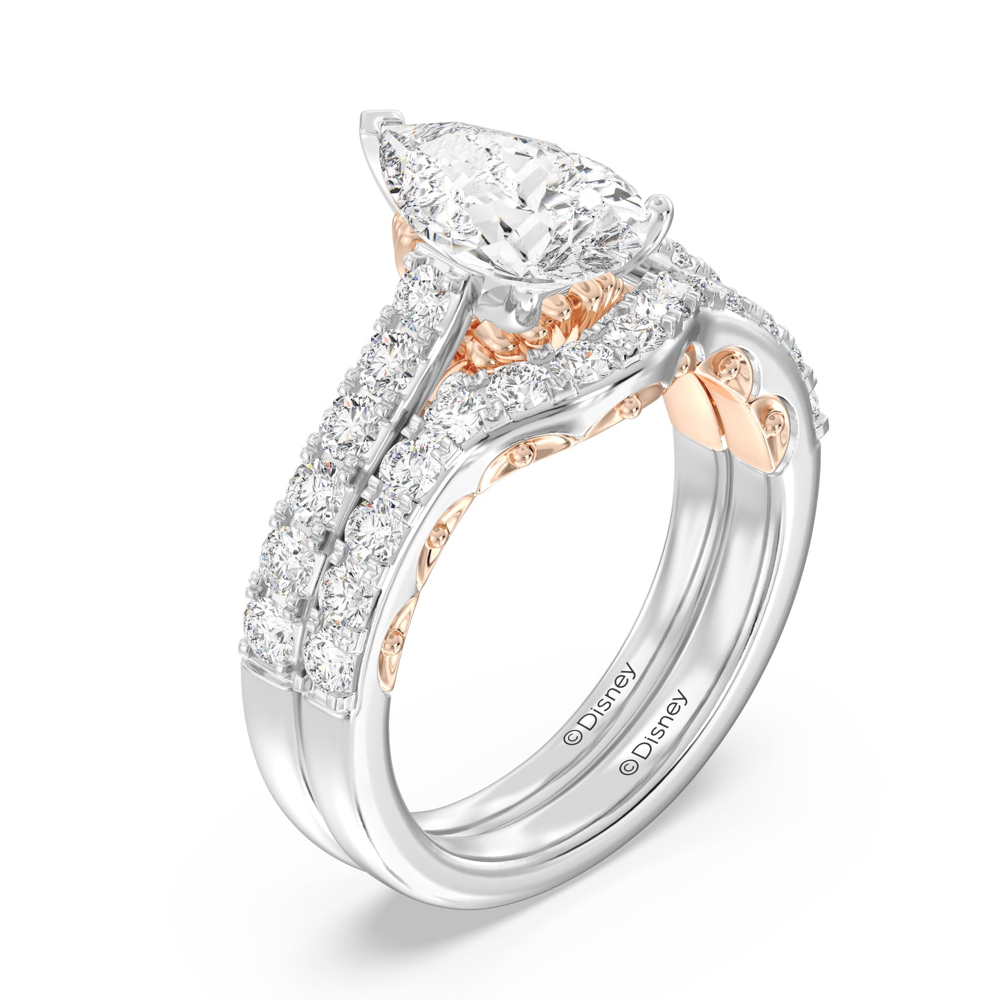 Enchanted Disney Fine Jewelry Ariel Wedding Band