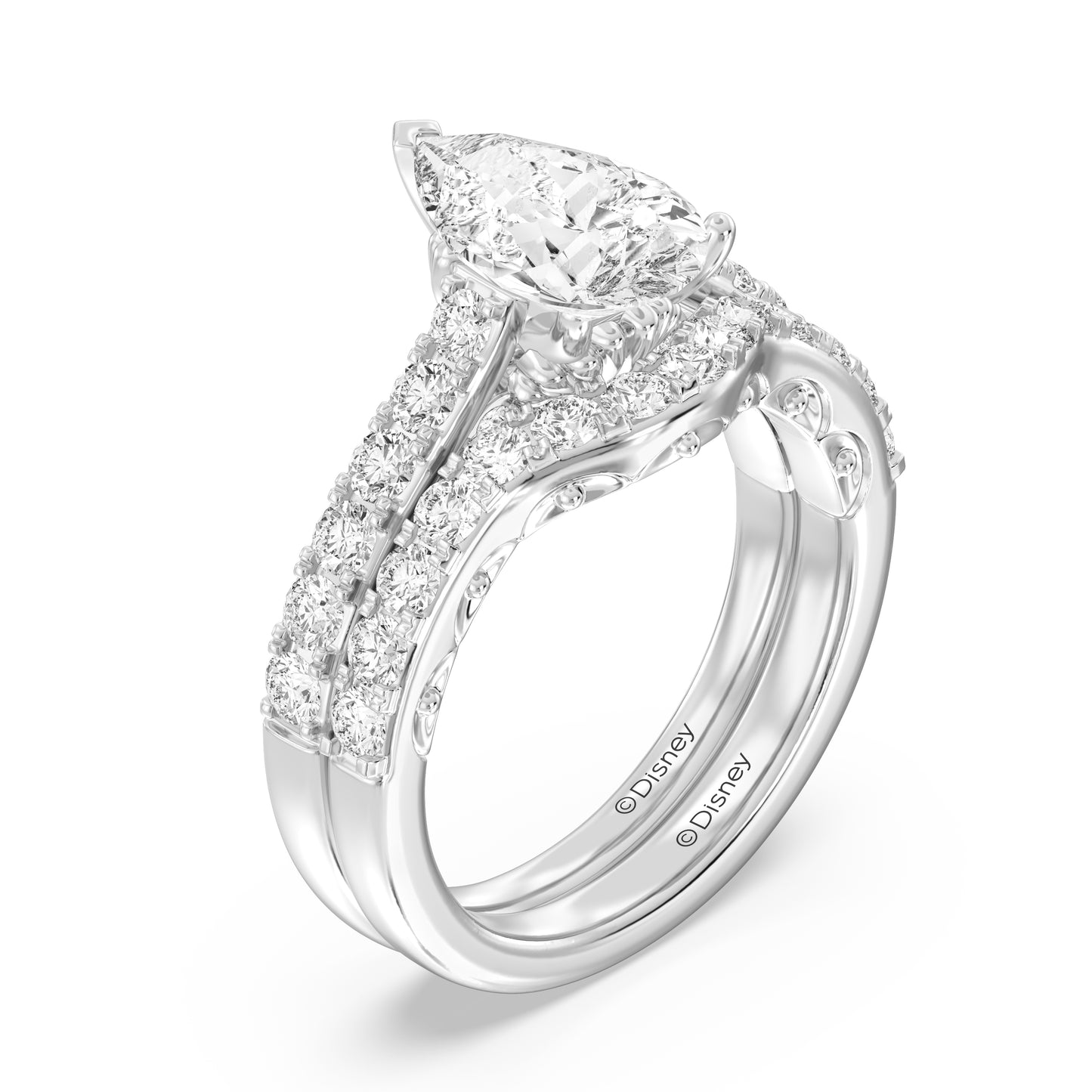 Enchanted Disney Fine Jewelry Ariel Wedding Band