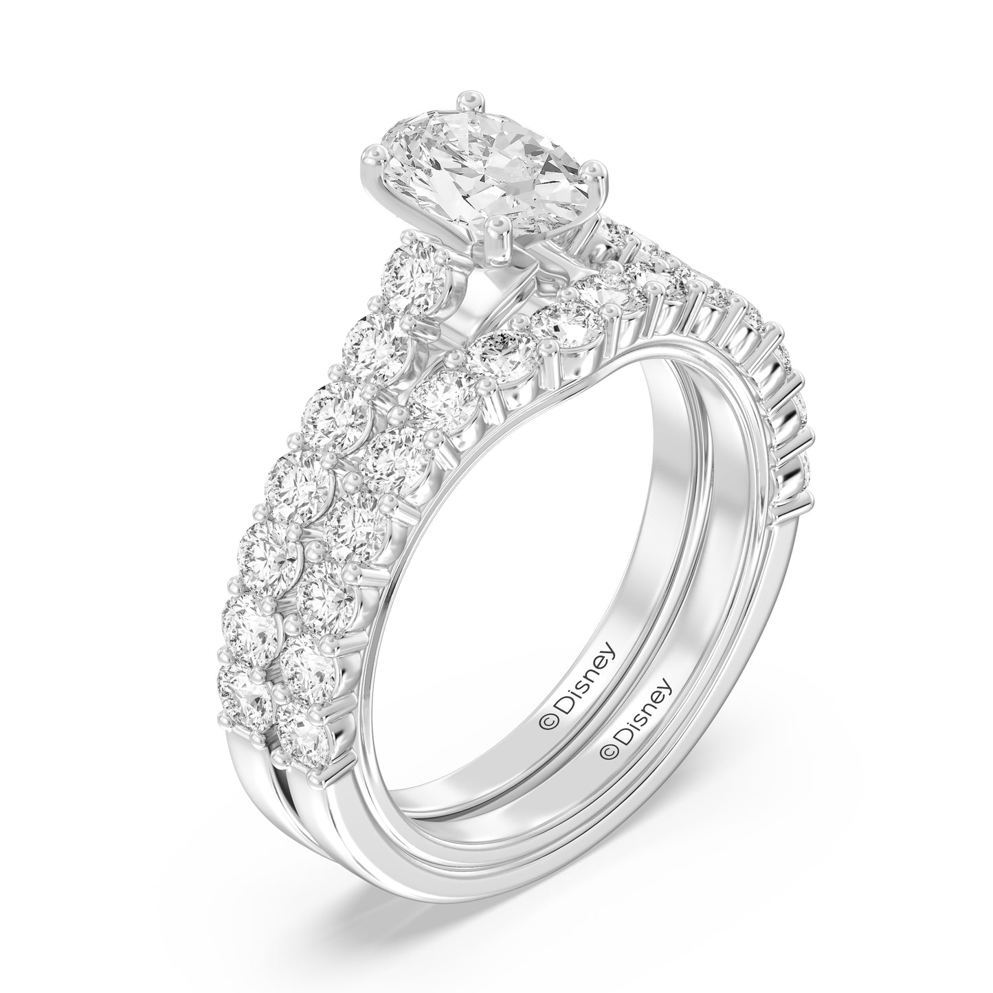 Enchanted Disney Fine Jewelry Jasmine Wedding Band