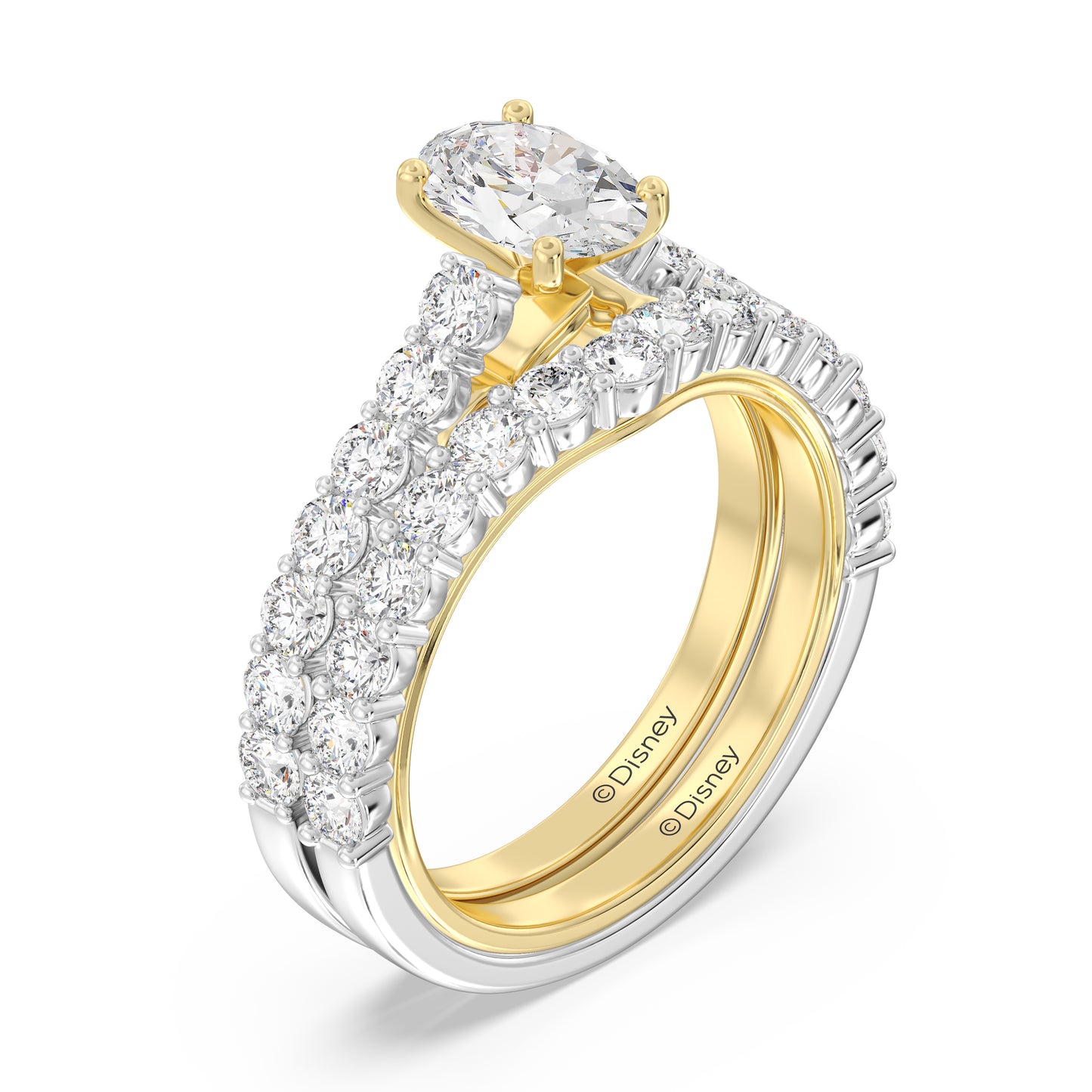 Enchanted Disney Fine Jewelry Jasmine Wedding Band