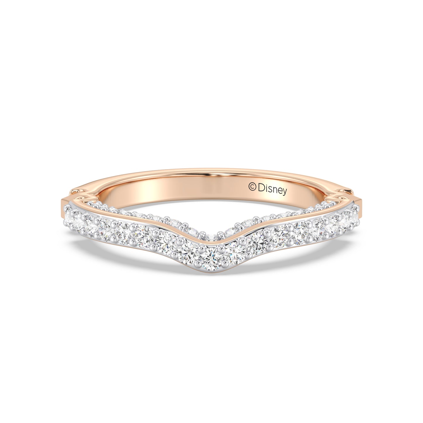 Enchanted Disney Fine Jewelry Aurora Wedding Band