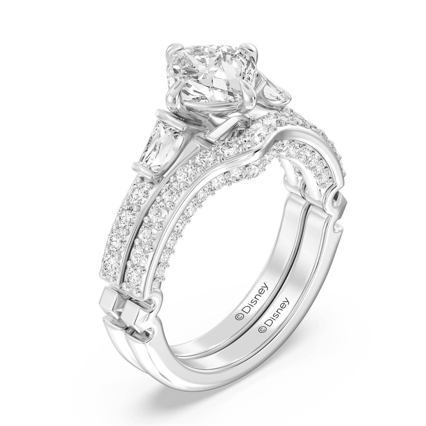 Enchanted Disney Fine Jewelry Aurora Wedding Band