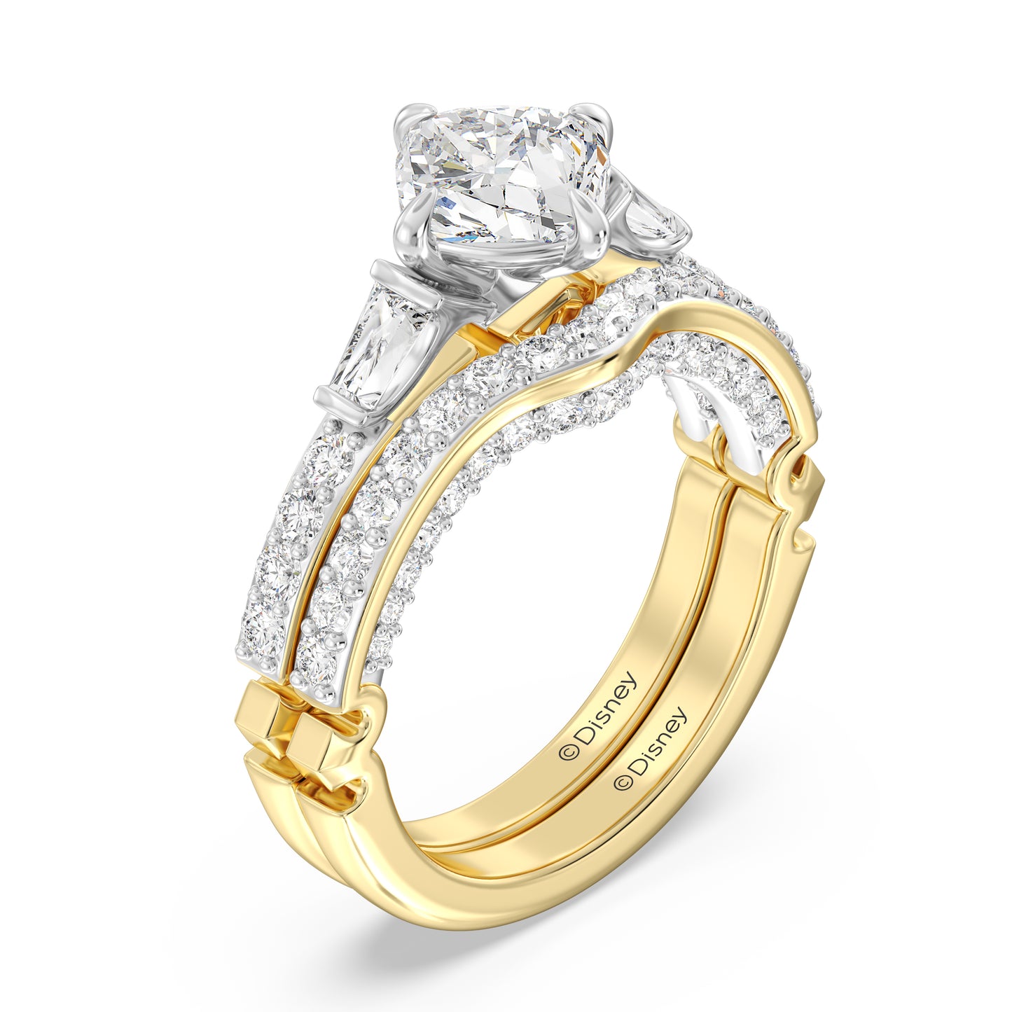 Enchanted Disney Fine Jewelry Aurora Wedding Band
