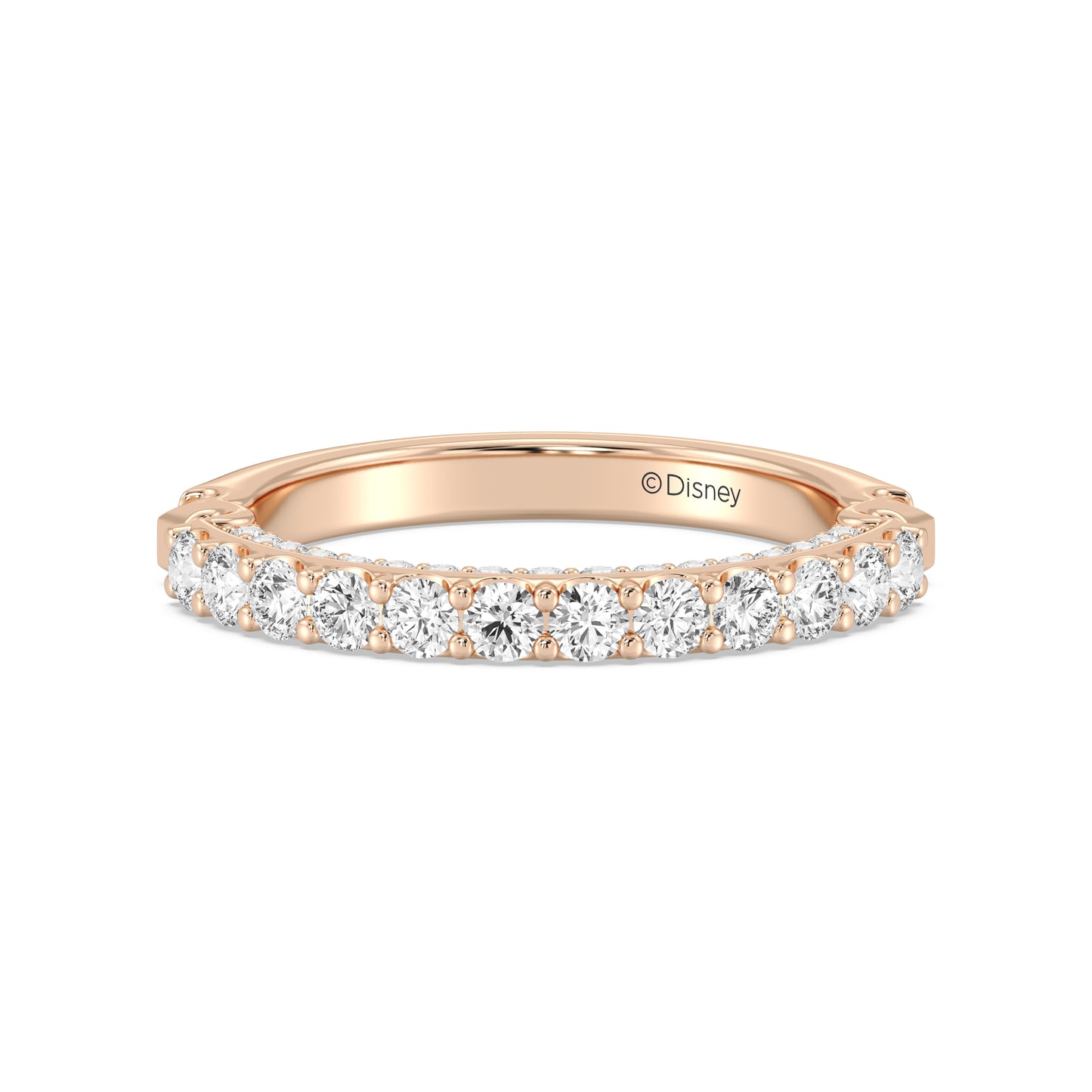 Enchanted Star 14K Gold With 7/8 CTTW Lab Grown Diamonds, Disney's Aurora Wedding Bands