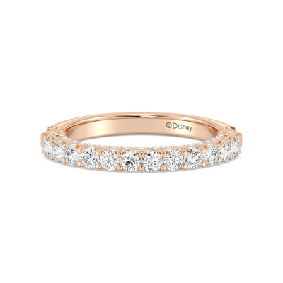 Enchanted Star 14K Gold With 7/8 CTTW Lab Grown Diamonds, Disney's Aurora Wedding Bands