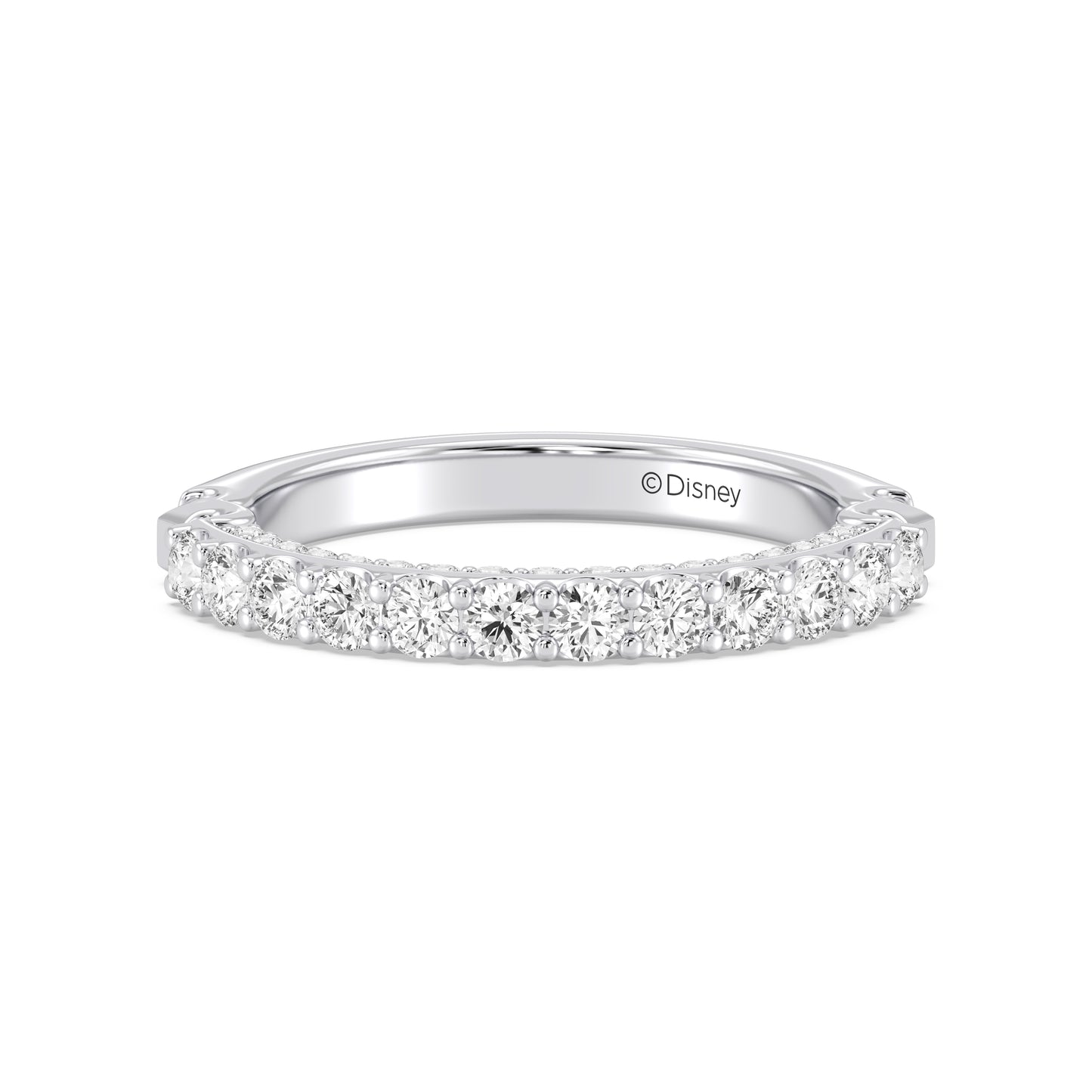 Enchanted Star 14K Gold With 7/8 CTTW Lab Grown Diamonds, Disney's Aurora Wedding Bands