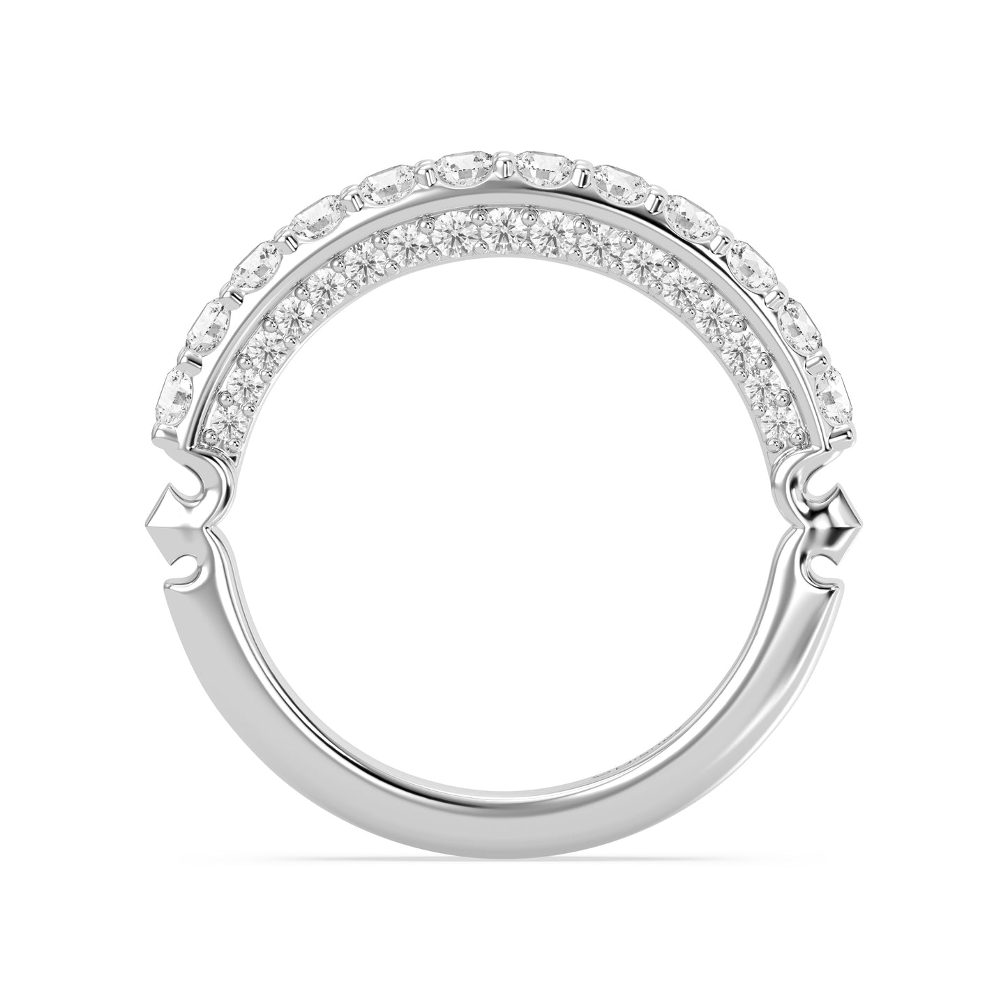 Enchanted Star 14K Gold With 7/8 CTTW Lab Grown Diamonds, Disney's Aurora Wedding Bands