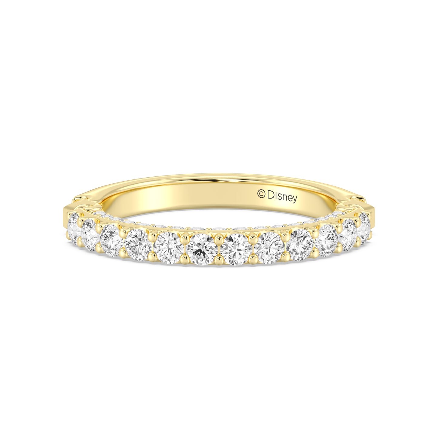 Enchanted Star 14K Gold With 7/8 CTTW Lab Grown Diamonds, Disney's Aurora Wedding Bands