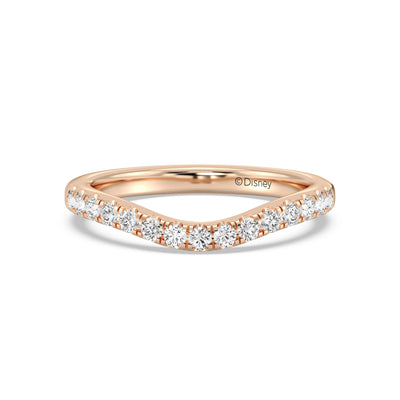 Enchanted Disney Fine Jewelry Cinderella Wedding Band