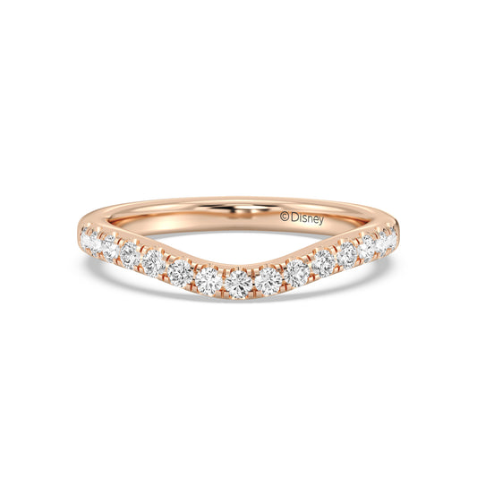 Enchanted Disney Fine Jewelry Cinderella Wedding Band