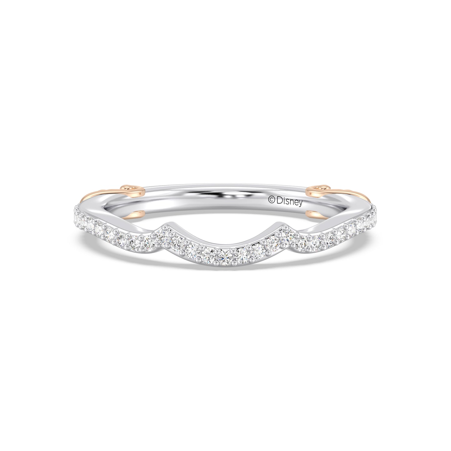 Enchanted Disney Fine Jewelry Belle Wedding Band