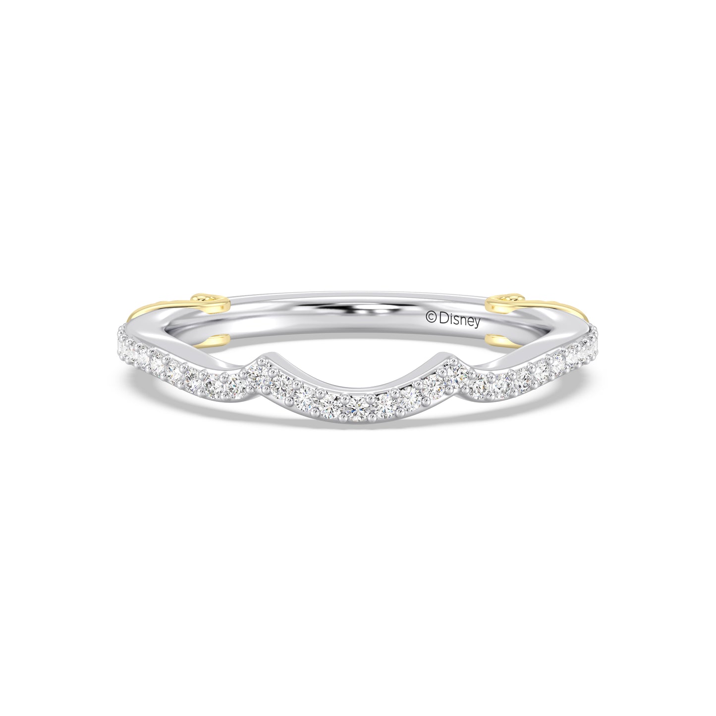 Enchanted Disney Fine Jewelry Belle Wedding Band