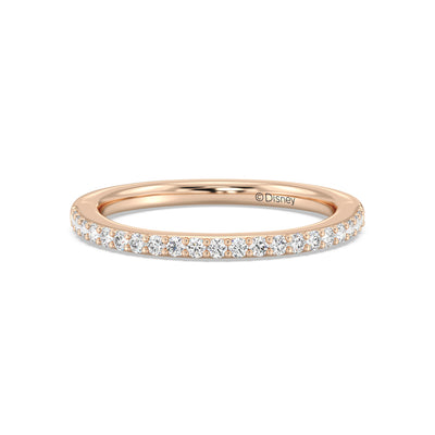Enchanted Star 14K Gold With 1/4 CTTW Lab Grown Diamonds, Disney's Cinderella Wedding Band