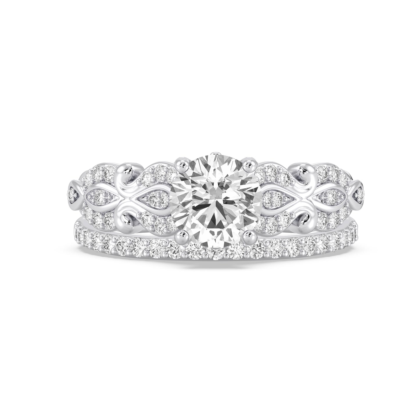 Enchanted Disney Fine Jewelry Cinderella Wedding Band