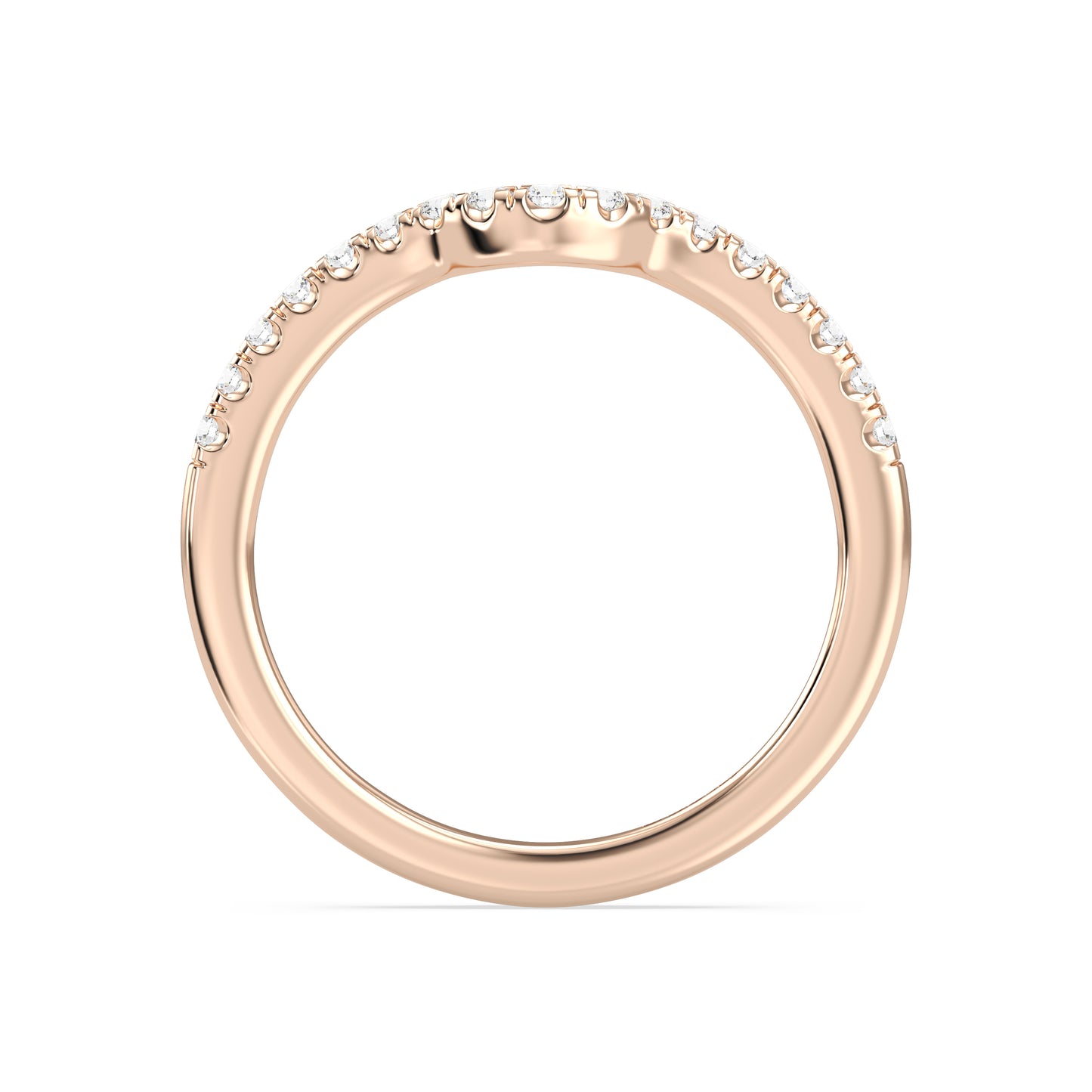 Enchanted Disney Fine Jewelry Cinderella Wedding Band