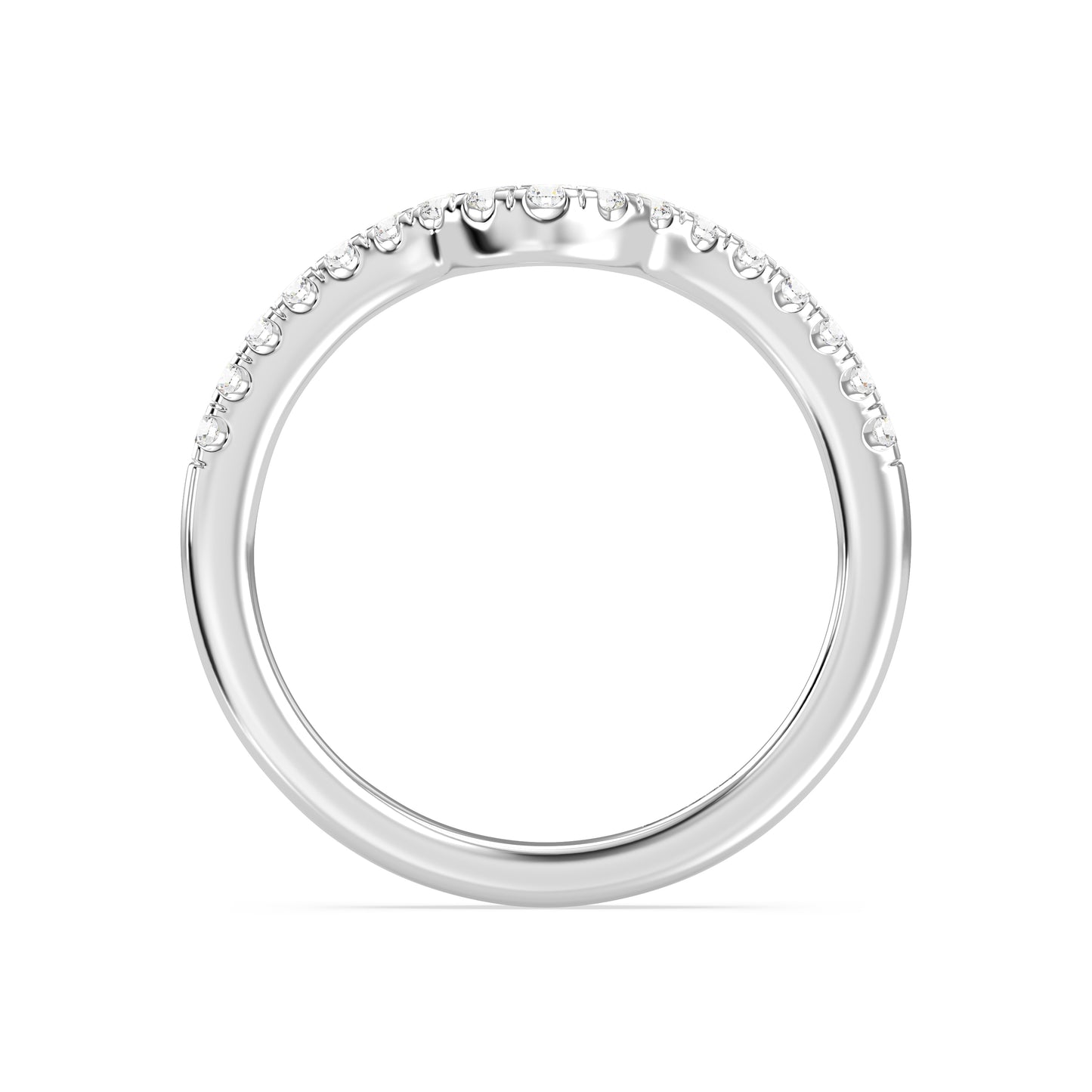 Enchanted Disney Fine Jewelry Cinderella Wedding Band