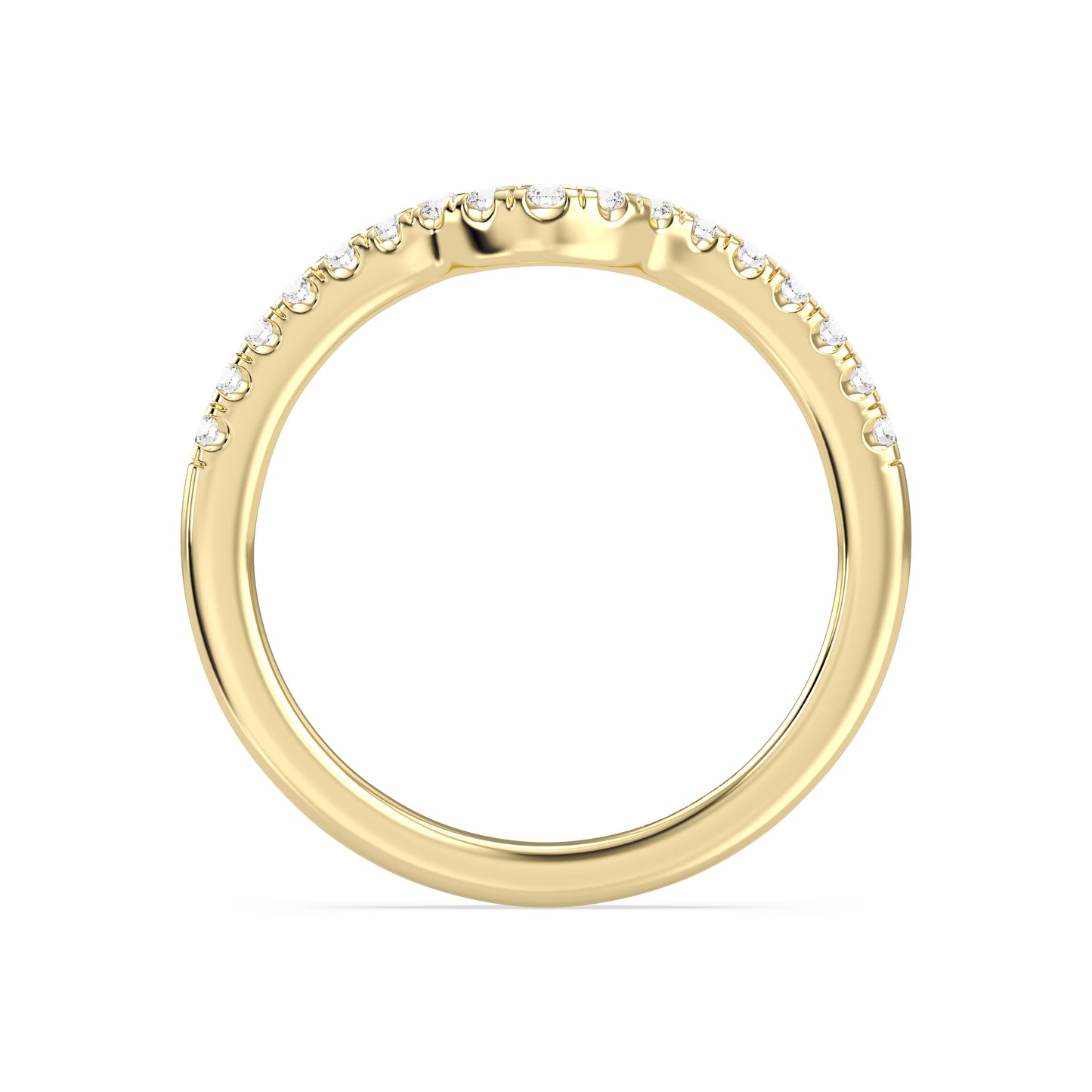 Enchanted Disney Fine Jewelry Cinderella Wedding Band