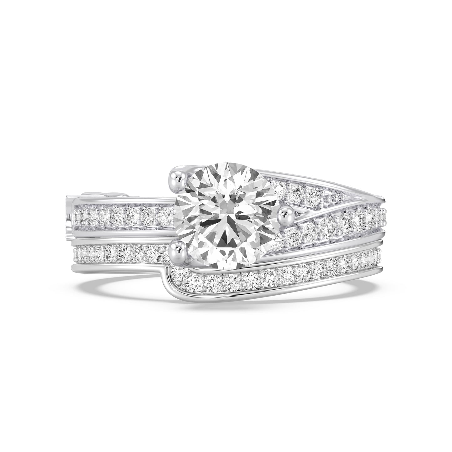 Enchanted Star 14K Gold With 1/4 CTTW Lab Grown Diamonds, Disney's Snow White Wedding Band