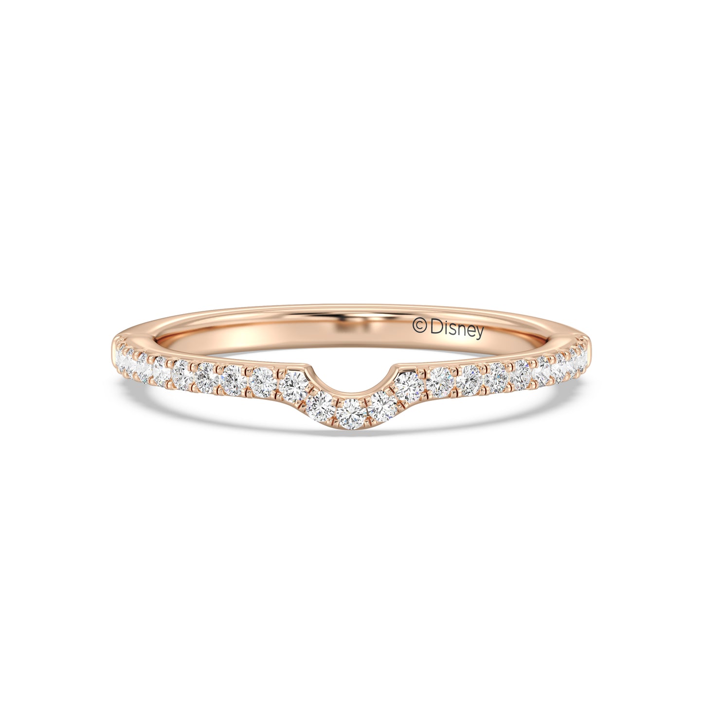 Enchanted Disney Fine Jewelry Belle Wedding Band