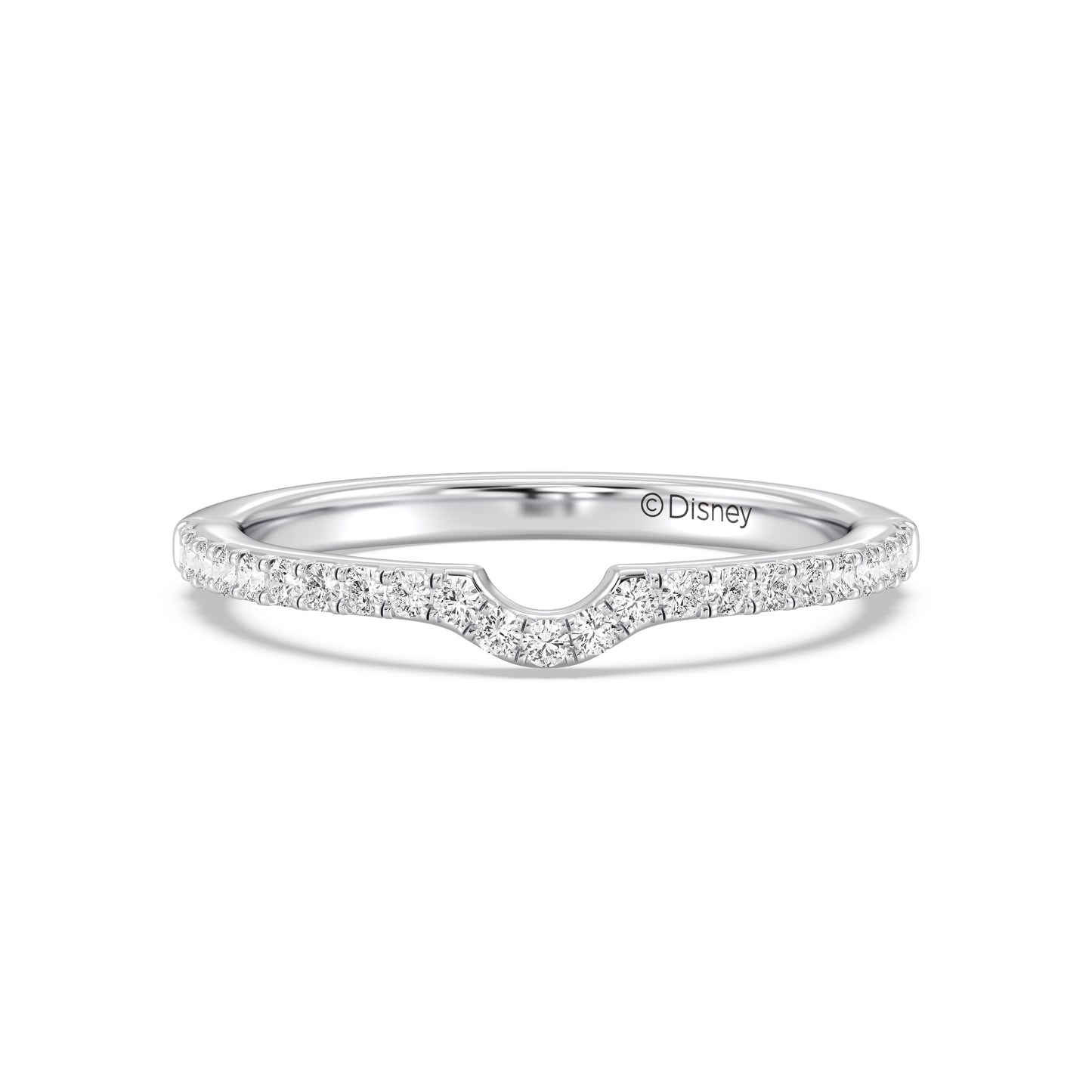 Enchanted Disney Fine Jewelry Belle Wedding Band