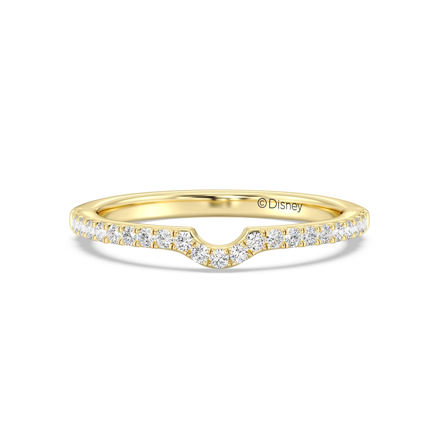 Enchanted Disney Fine Jewelry Belle Wedding Band