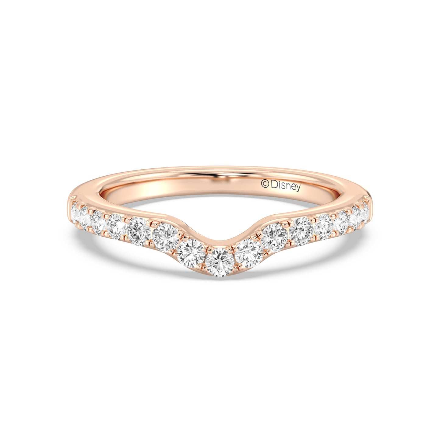 Enchanted Disney Fine Jewelry Ariel Wedding Band