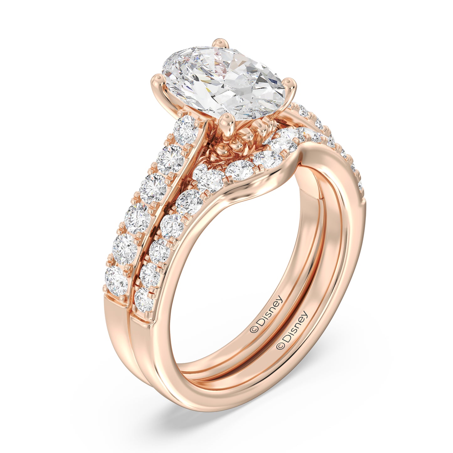 Enchanted Disney Fine Jewelry Ariel Wedding Band