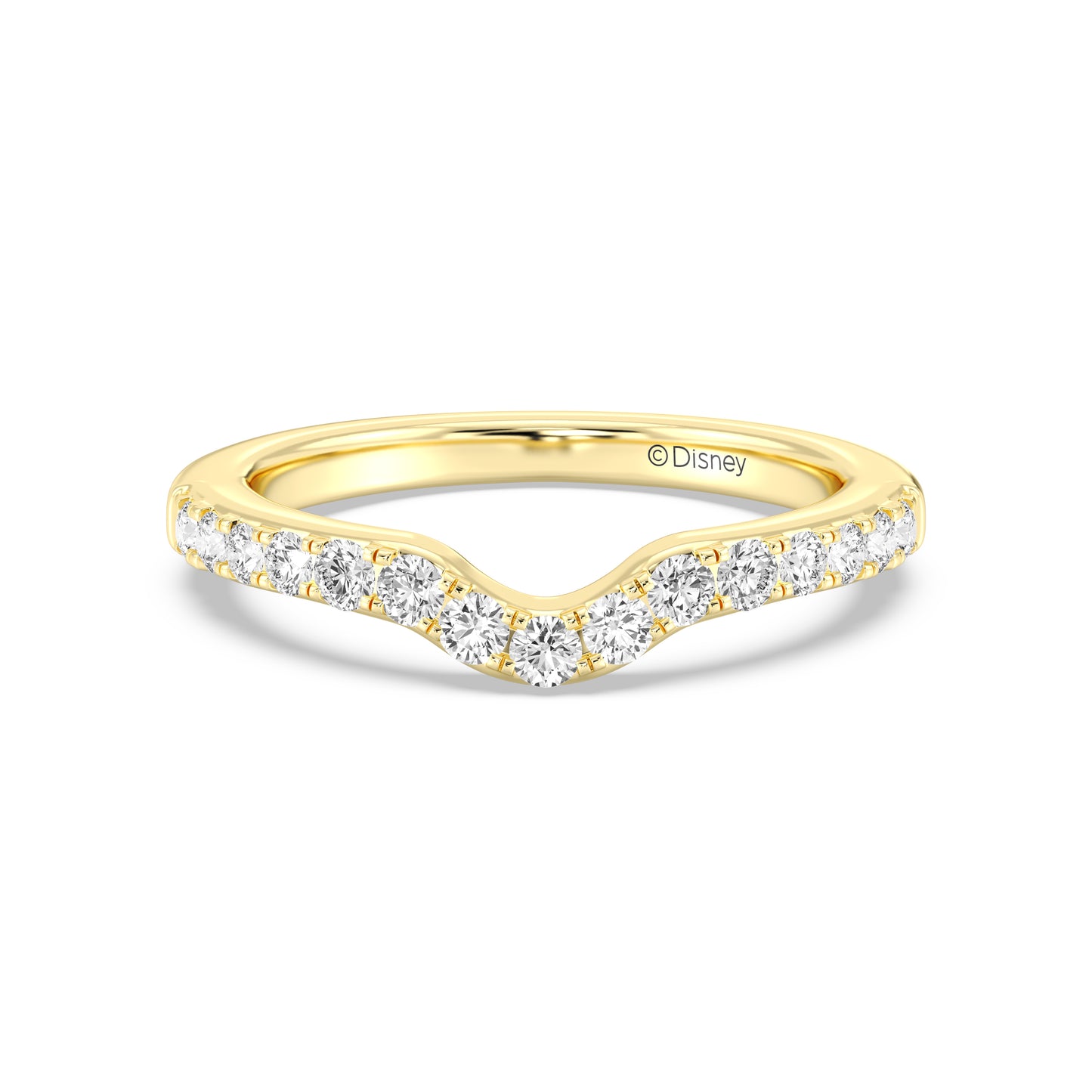 Enchanted Disney Fine Jewelry Ariel Wedding Band