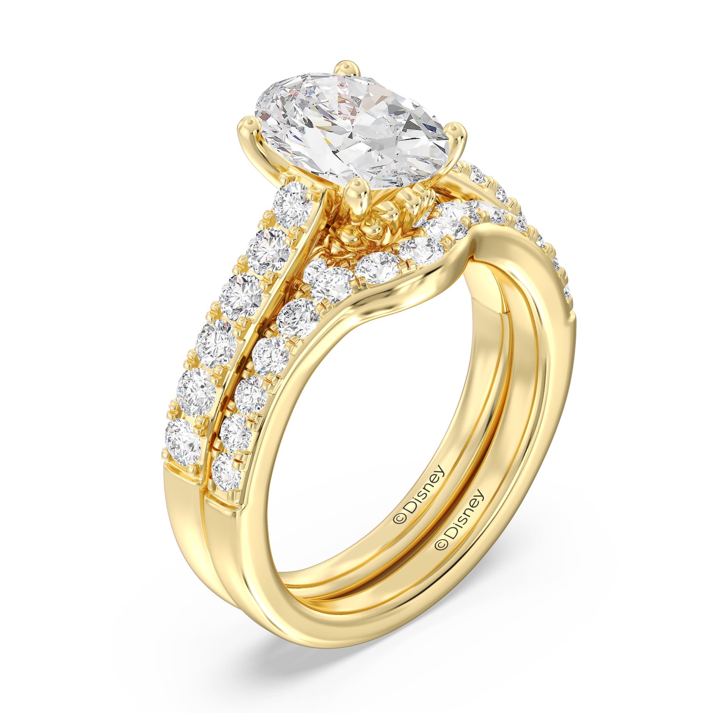 Enchanted Disney Fine Jewelry Ariel Wedding Band