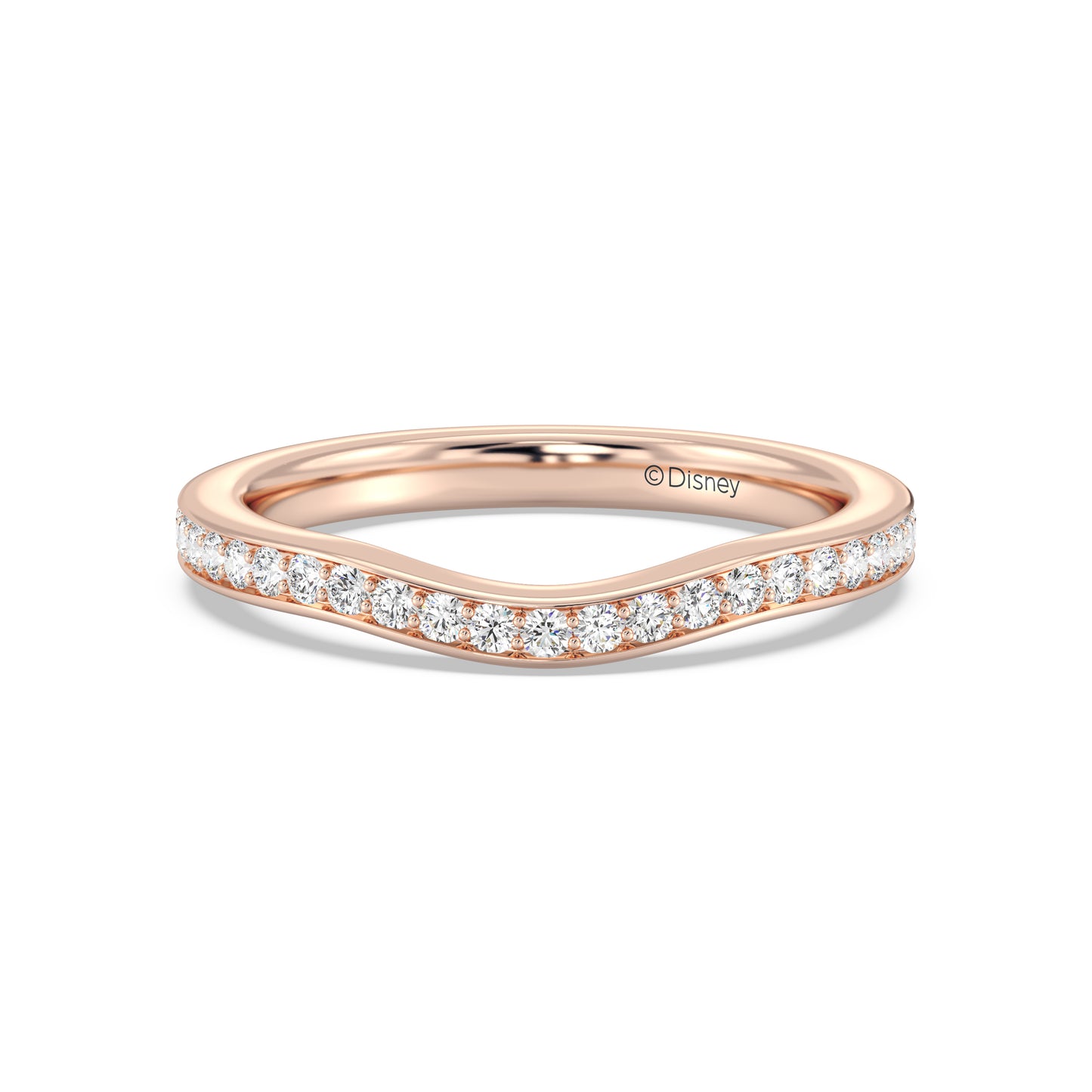 Enchanted Disney Fine Jewelry Belle Wedding Band