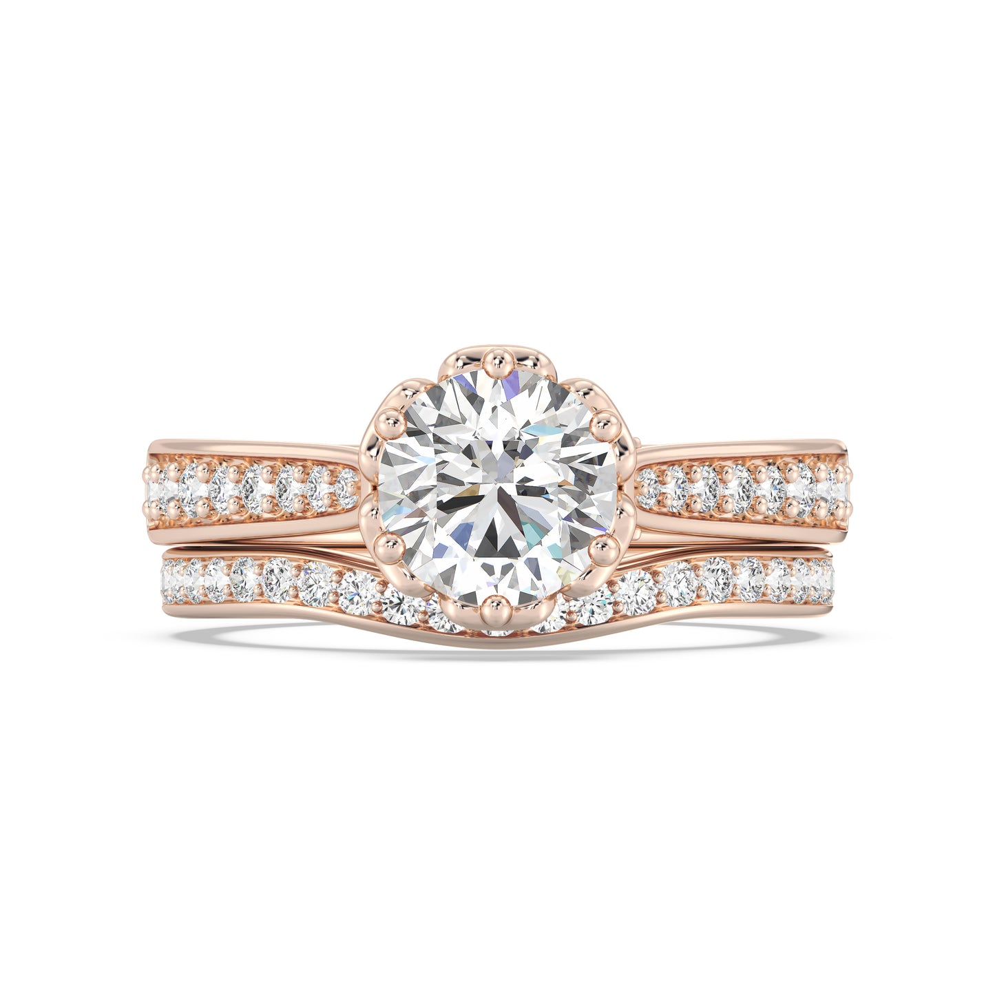 Enchanted Disney Fine Jewelry Belle Wedding Band