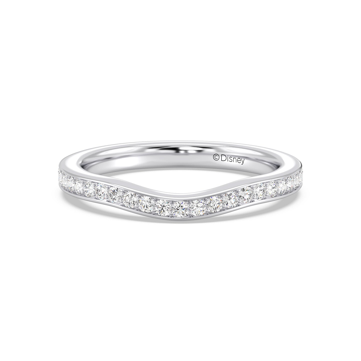 Enchanted Disney Fine Jewelry Belle Wedding Band