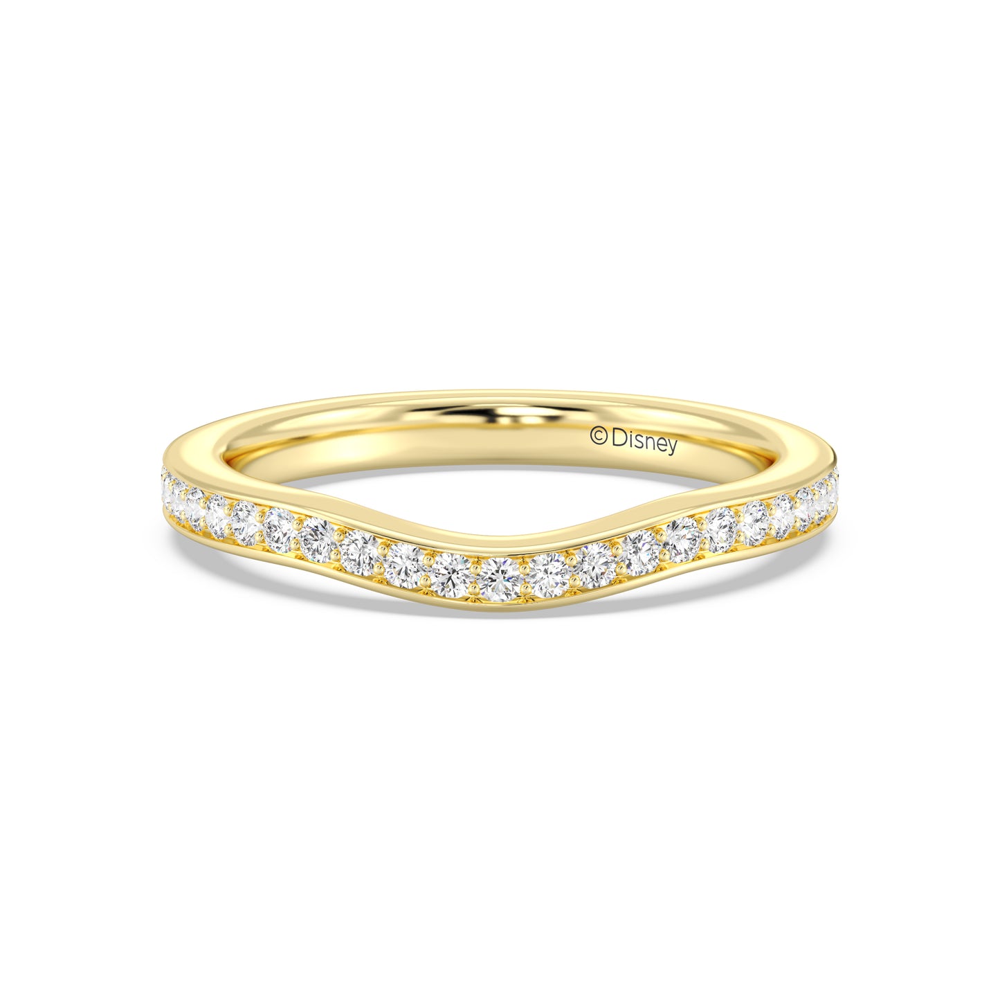 Enchanted Disney Fine Jewelry Belle Wedding Band