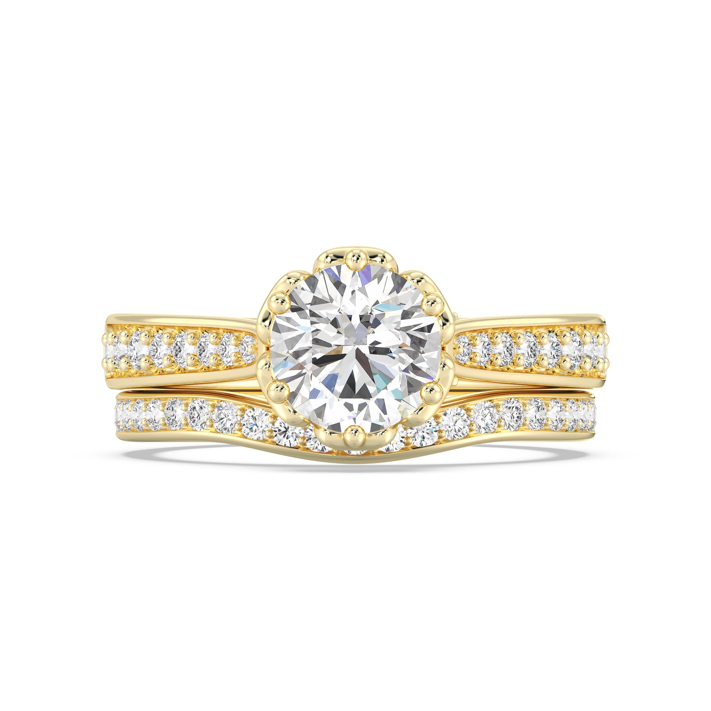 Enchanted Disney Fine Jewelry Belle Wedding Band