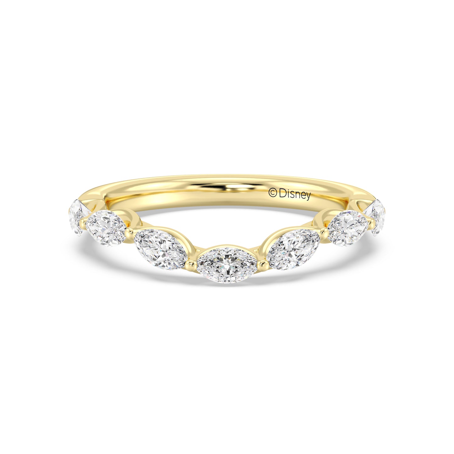 Enchanted Disney Fine Jewelry Belle Wedding Band