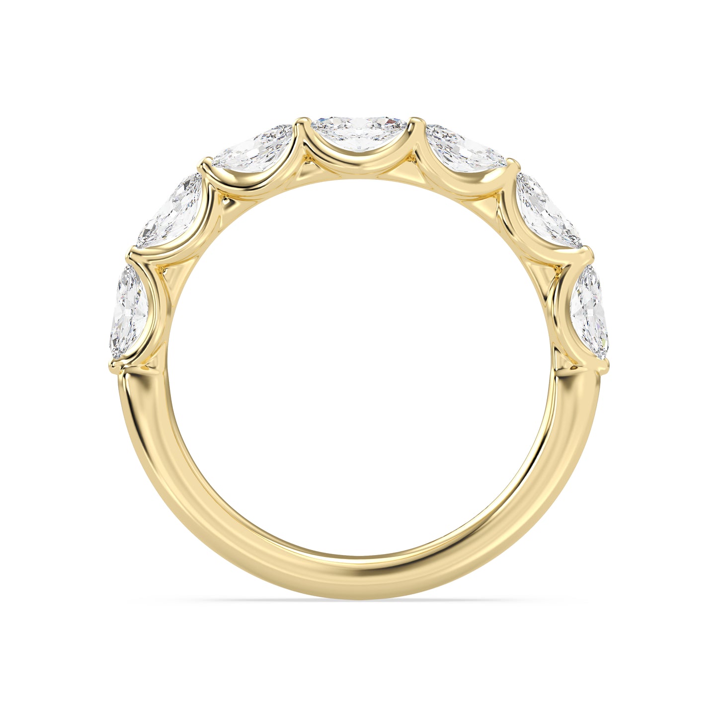 Enchanted Disney Fine Jewelry Belle Wedding Band