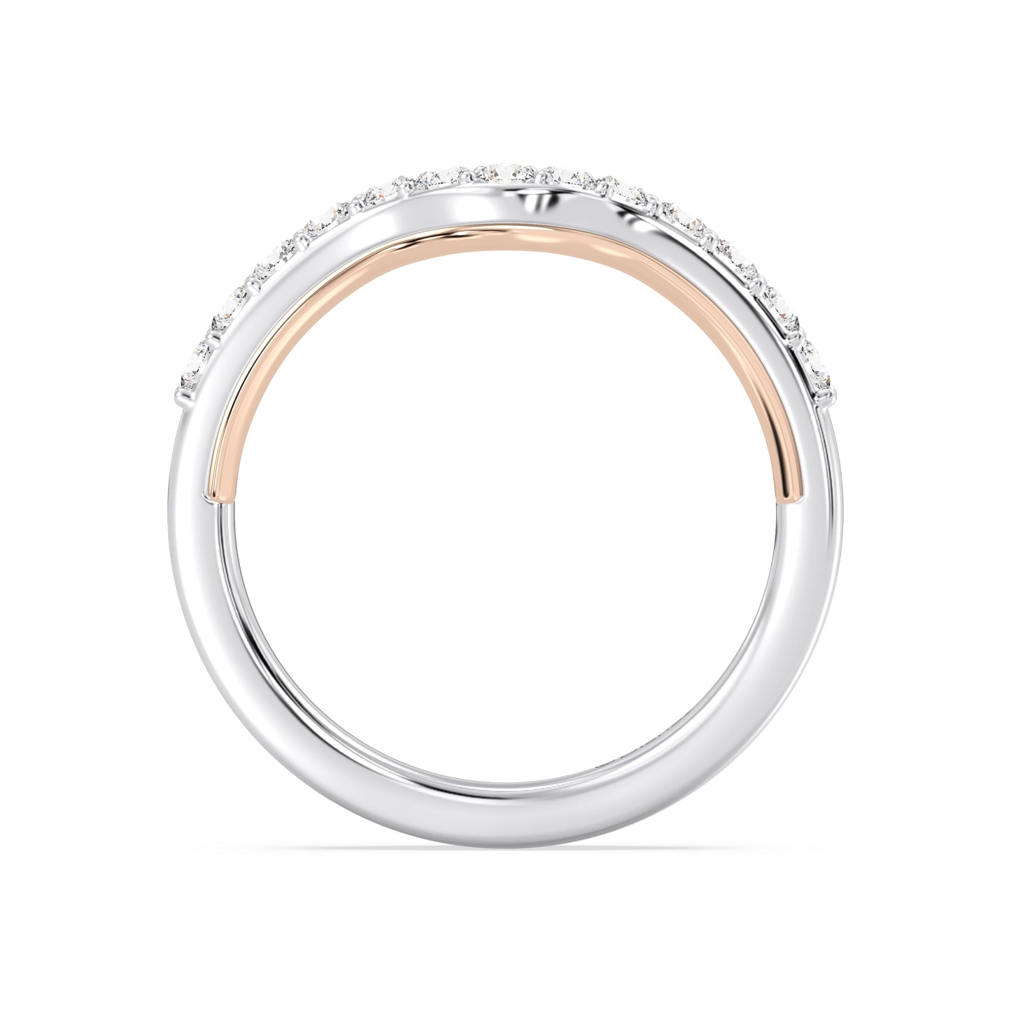 Enchanted Disney Fine Jewelry Belle Wedding Band