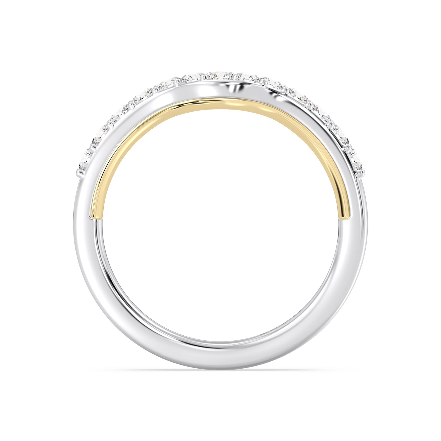 Enchanted Disney Fine Jewelry Belle Wedding Band