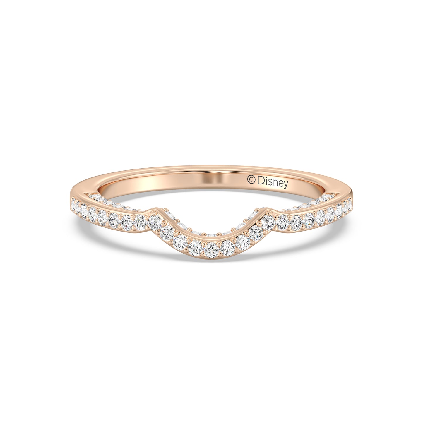 Enchanted Disney Fine Jewelry Aurora Wedding Band